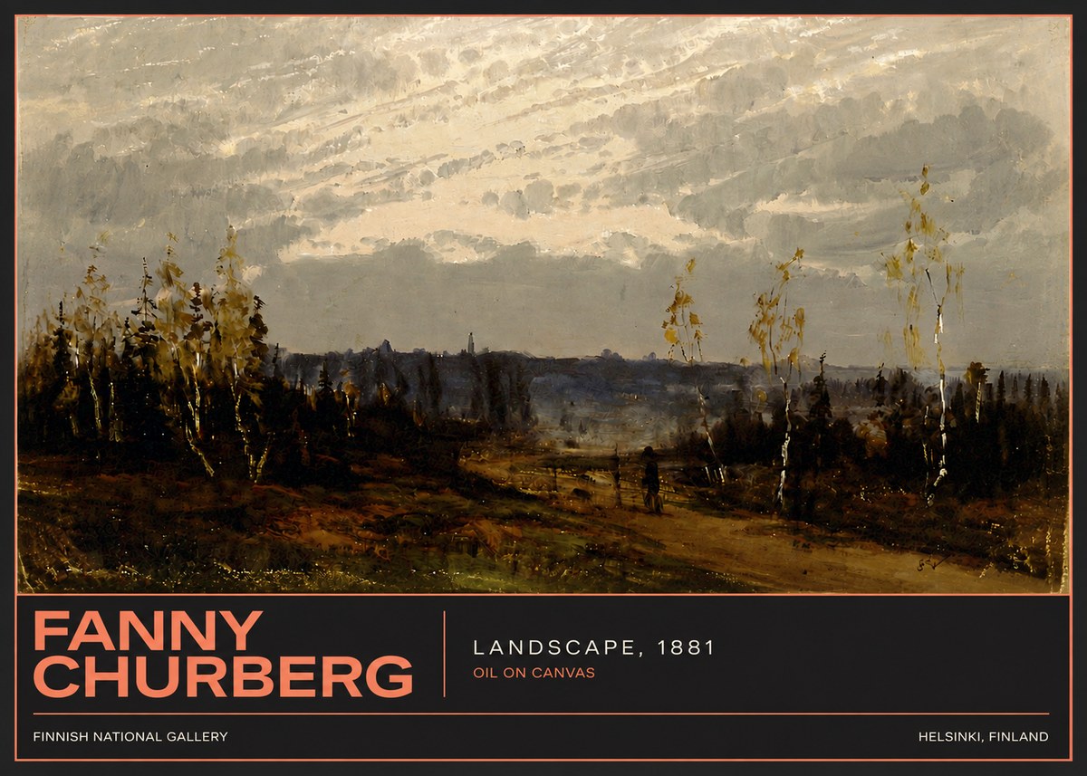 Fanny Churberg Landscape No4 - Poszter