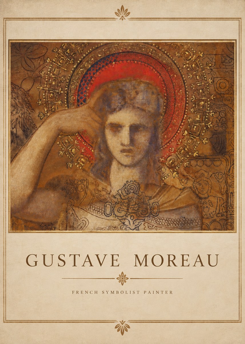 Gustave Moreau L'apparition II No3 - Poszter