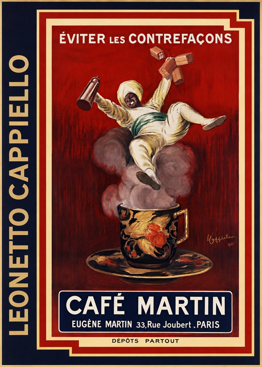 Leonetto Cappiello Café Martin No2 - Poszter