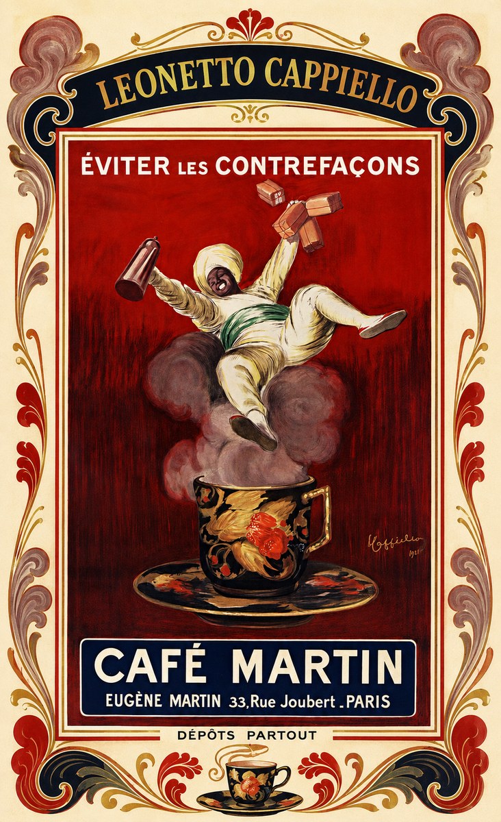Leonetto Cappiello Café Martin No3 - Poszter