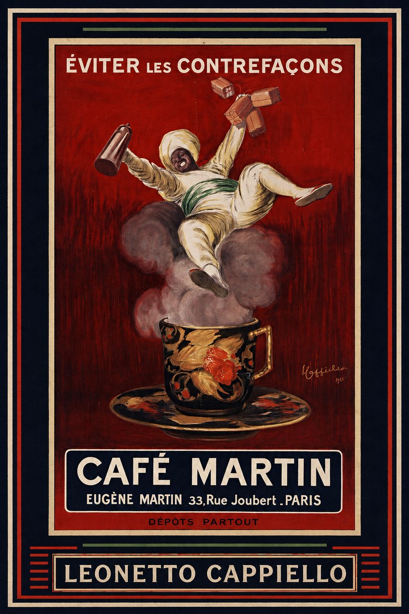 Leonetto Cappiello Café Martin No4 - Poszter