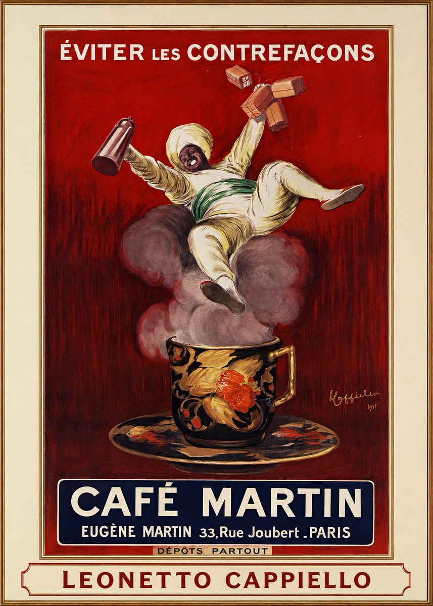 Leonetto Cappiello Café Martin No5 - Poszter