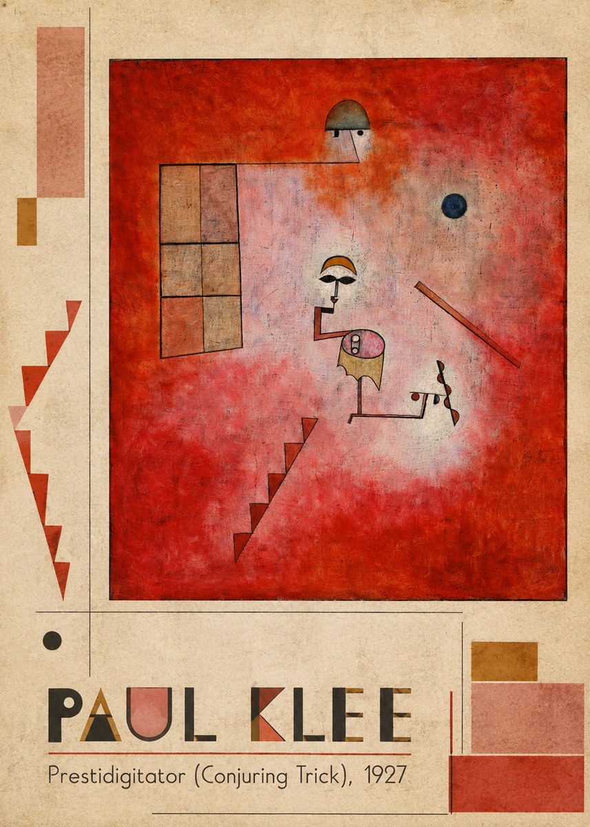 Paul Klee Prestidigitator (Conjuring Trick), 1927 No2 - Poszter
