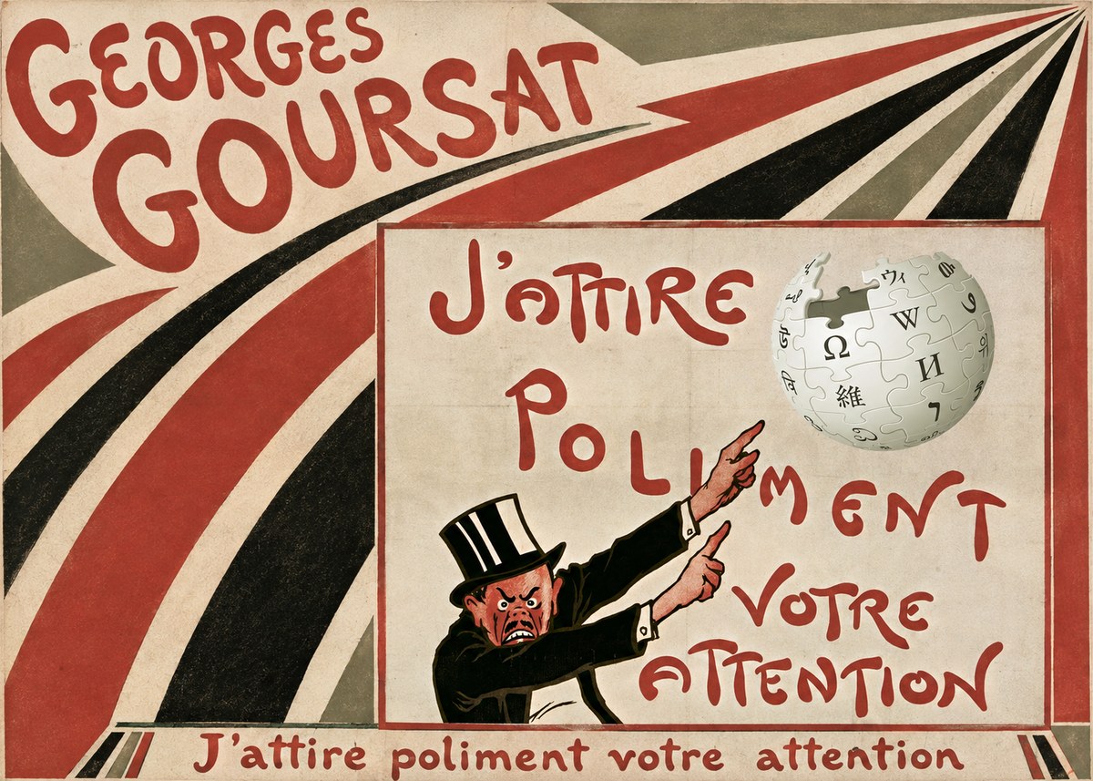 Georges Goursat J'attire Poliment Votre Attention No5 - Poszter