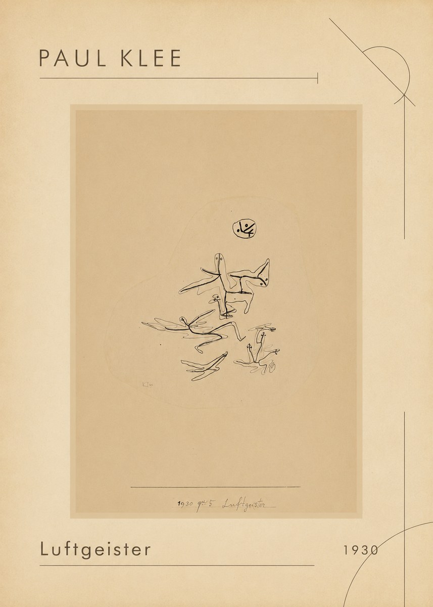 Paul Klee Luftgeister No1 - Poszter