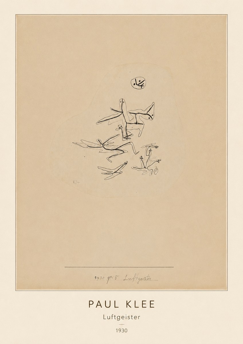 Paul Klee Luftgeister No3 - Poszter
