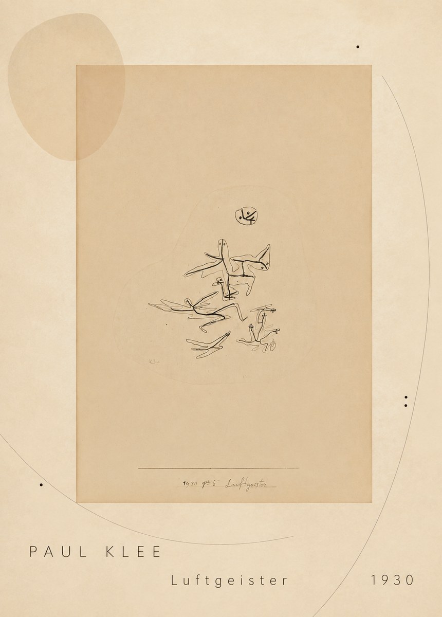 Paul Klee Luftgeister No5 - Poszter