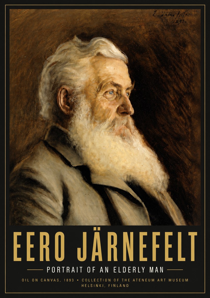 Eero Järnefelt Portrait of an Elderly Man No5 - Poszter