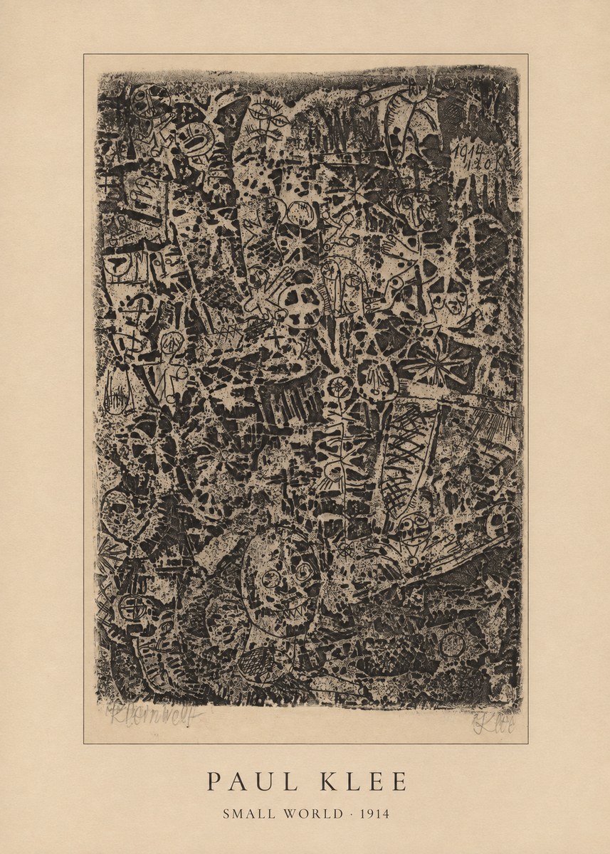 Paul Klee Small World No4 - Poszter