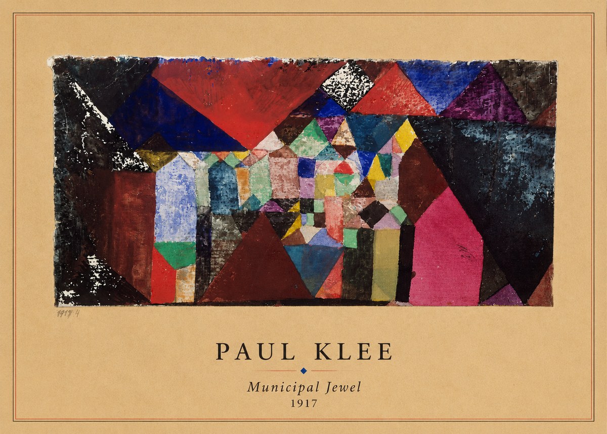 Paul Klee Municipal Jewel No4 - Poszter