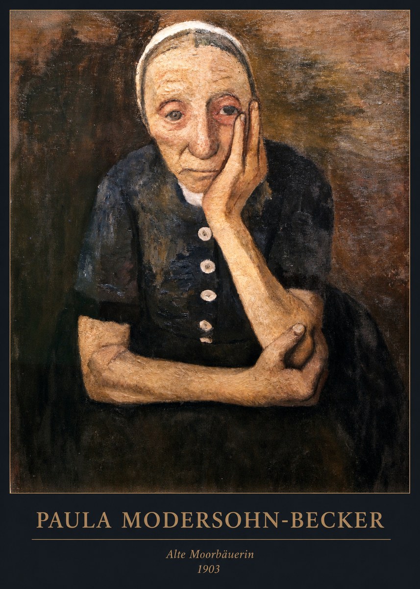 Paula Modersohn-Becker Alte Moorbäuerin No6 - Poszter