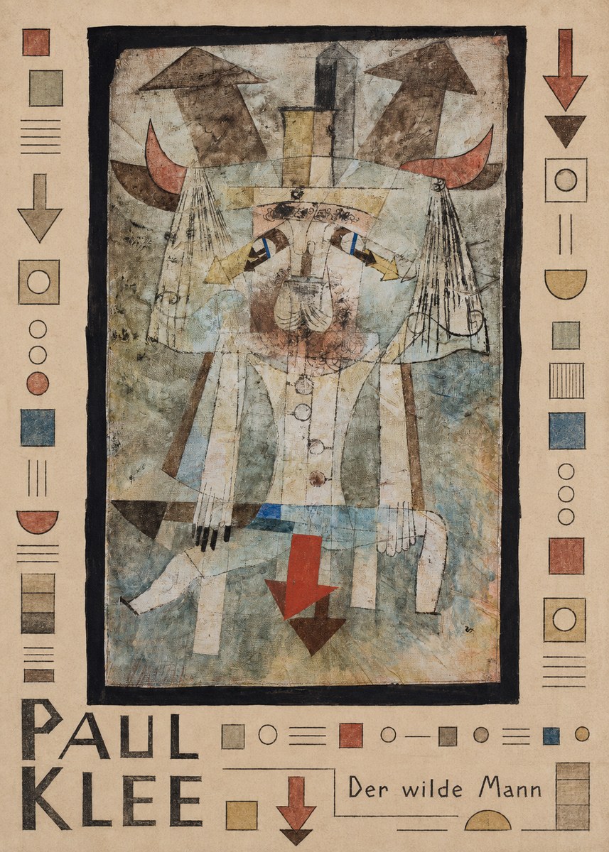 Paul Klee Der Wilde Mann No4 - Poszter