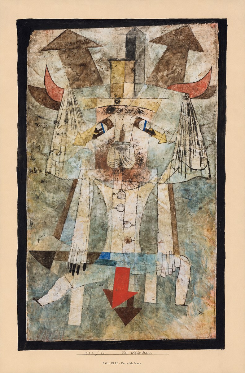Paul Klee Der Wilde Mann No6 - Poszter
