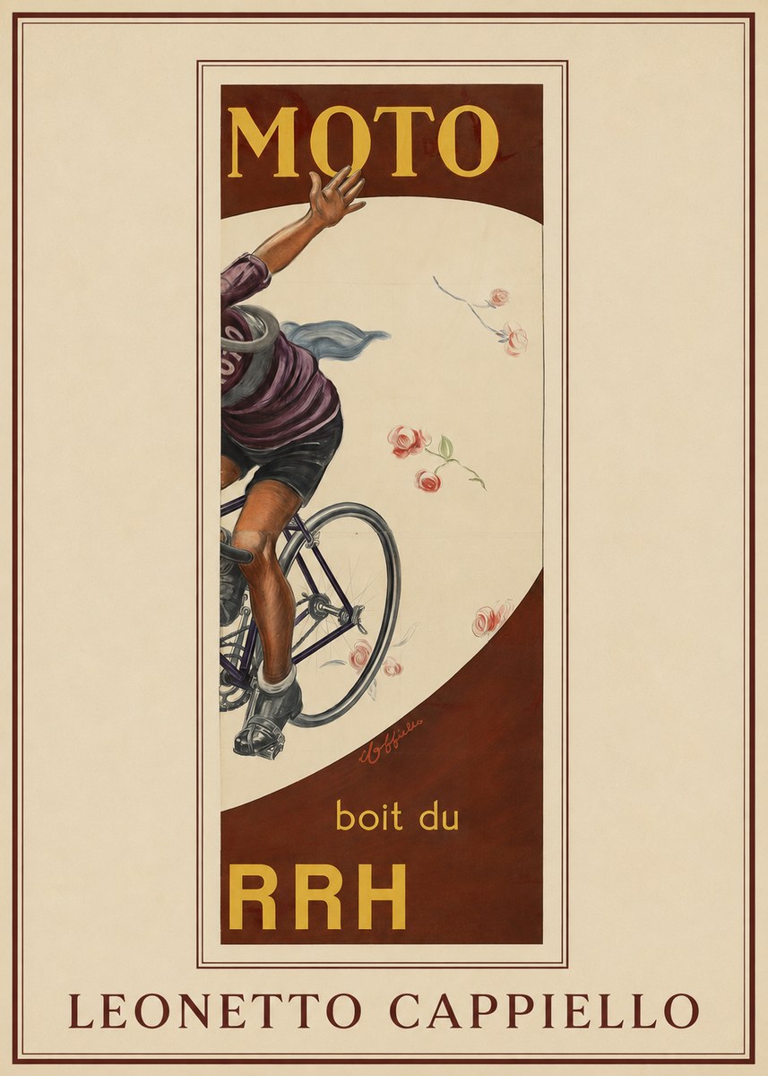 Leonetto Cappiello Moto Rrh No1 - Poszter