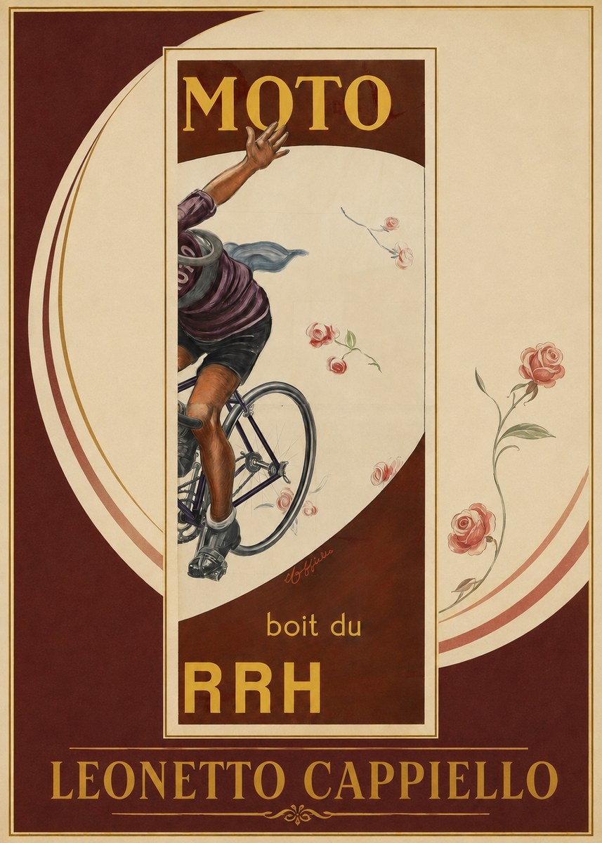 Leonetto Cappiello Moto Rrh No2 - Poszter