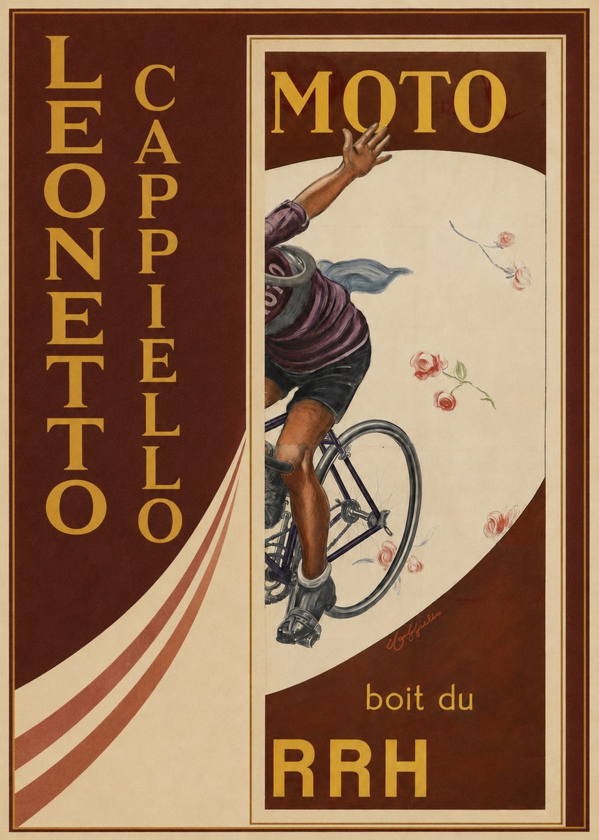 Leonetto Cappiello Moto Rrh No4 - Poszter
