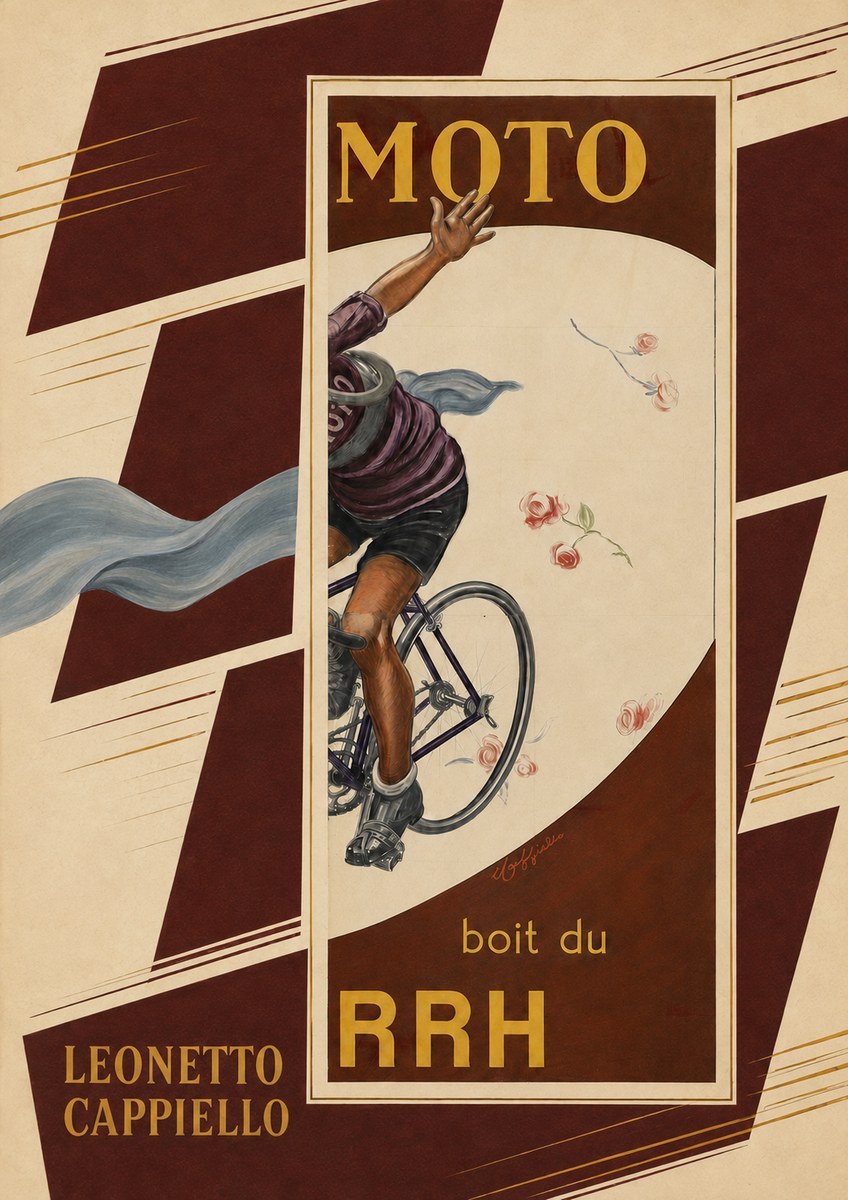 Leonetto Cappiello Moto Rrh No6 - Poszter