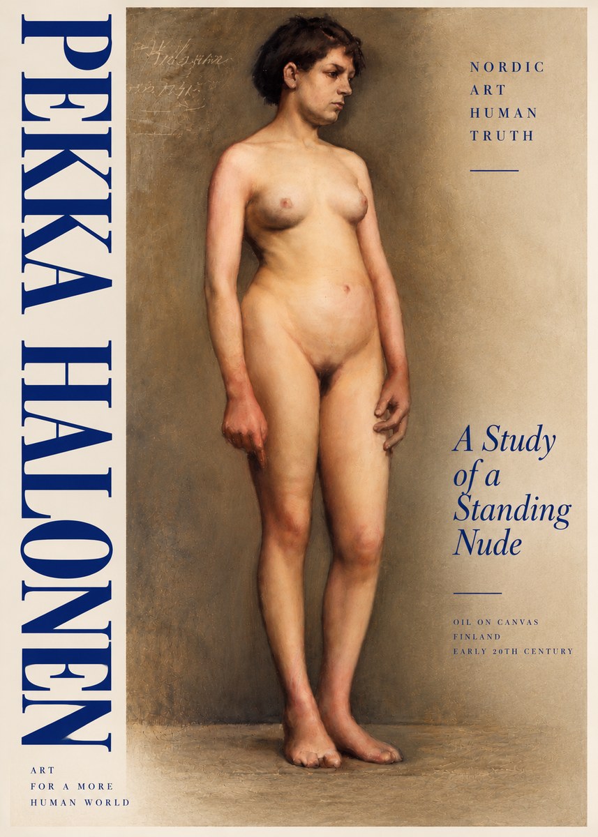 Pekka Halonen A Study of a Standing Nude No5 - Poszter