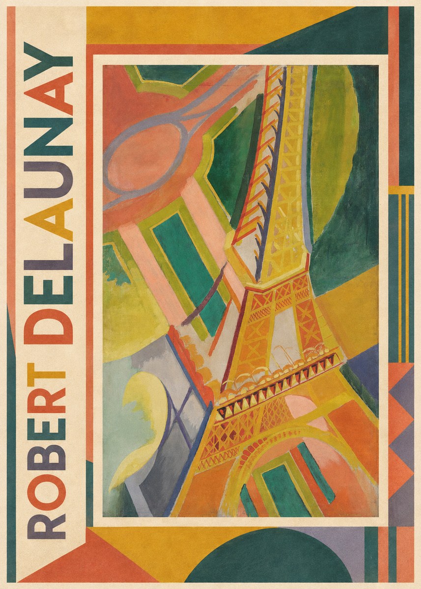 Robert Delaunay The Eiffel Tower No1 - Poszter