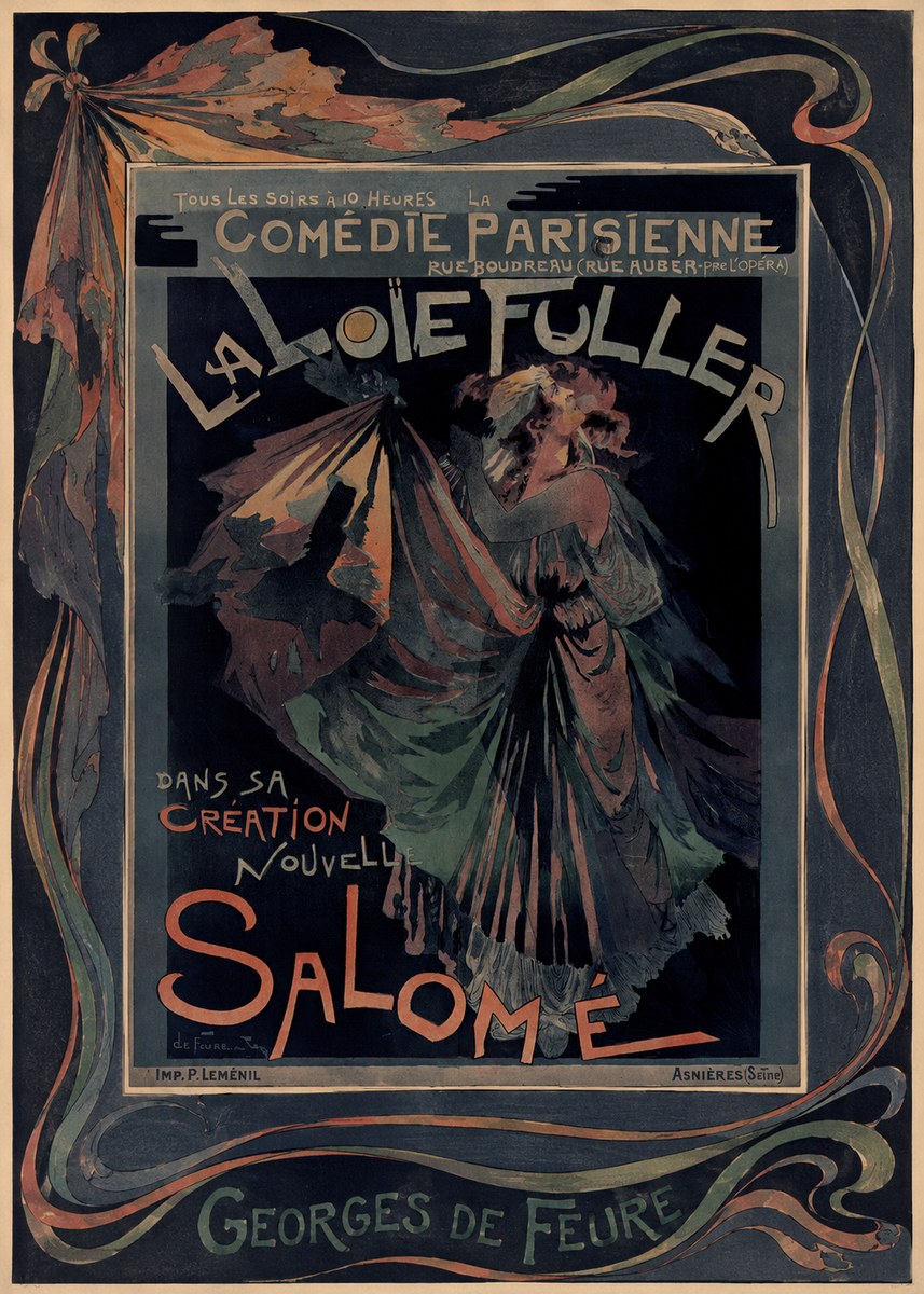 Georges de Feure La Loïe Fuller - Salomé III No2 - Poszter