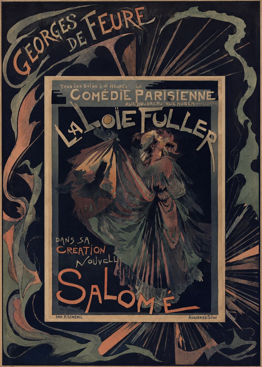 Georges de Feure La Loïe Fuller - Salomé III No4 - Poszter