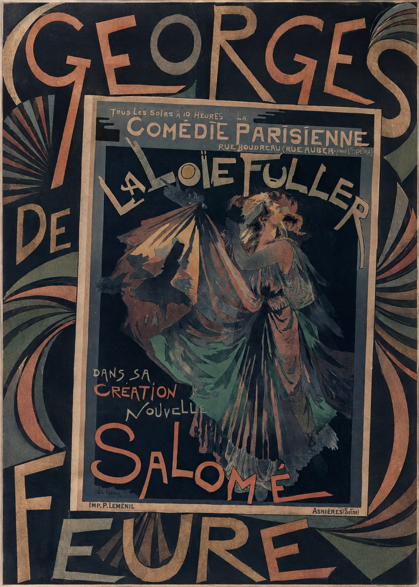 Georges de Feure La Loïe Fuller - Salomé III No5 - Poszter