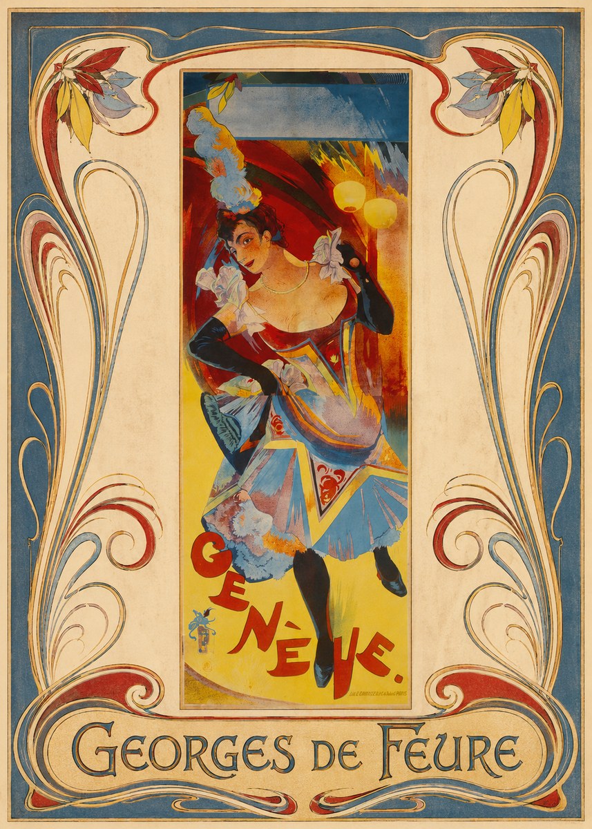 Georges de Feure Genève No1 - Poszter