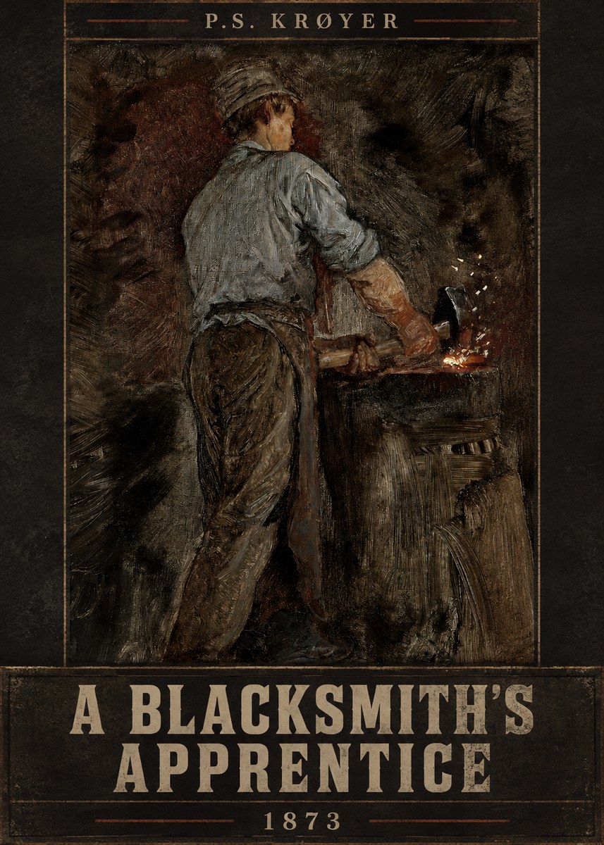 P.S. Krøyer A Blacksmith's Apprentice No5 - Poszter