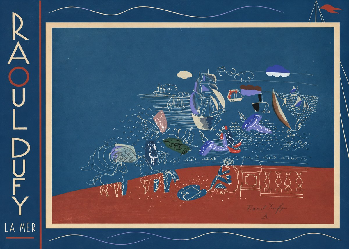 Raoul Dufy La Mer No2 - Poszter