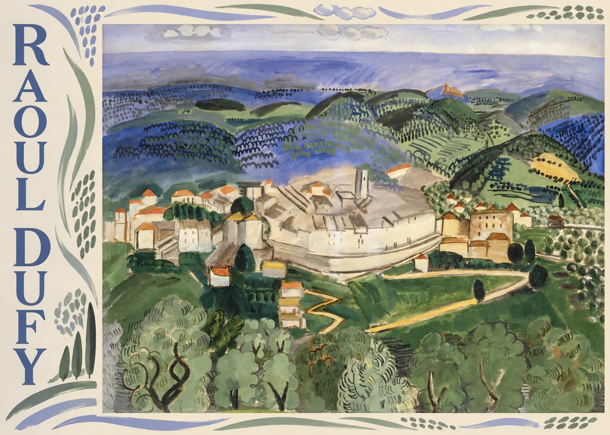 Raoul Dufy Vue De Vence No2 - Poszter