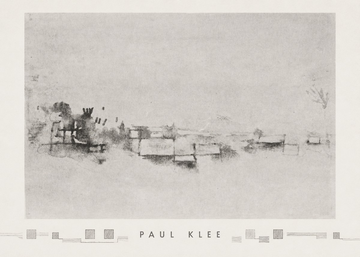 Paul Klee View of the Valley No3 - Poszter