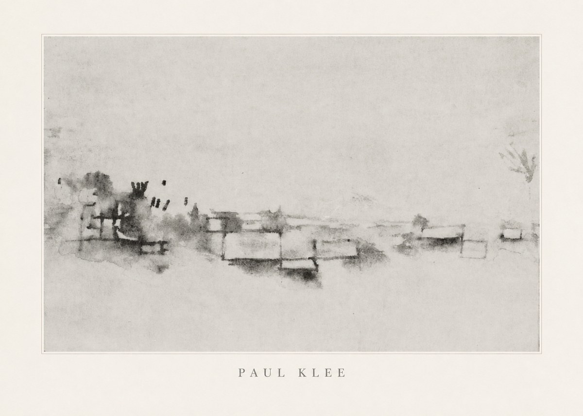 Paul Klee View of the Valley No4 - Poszter