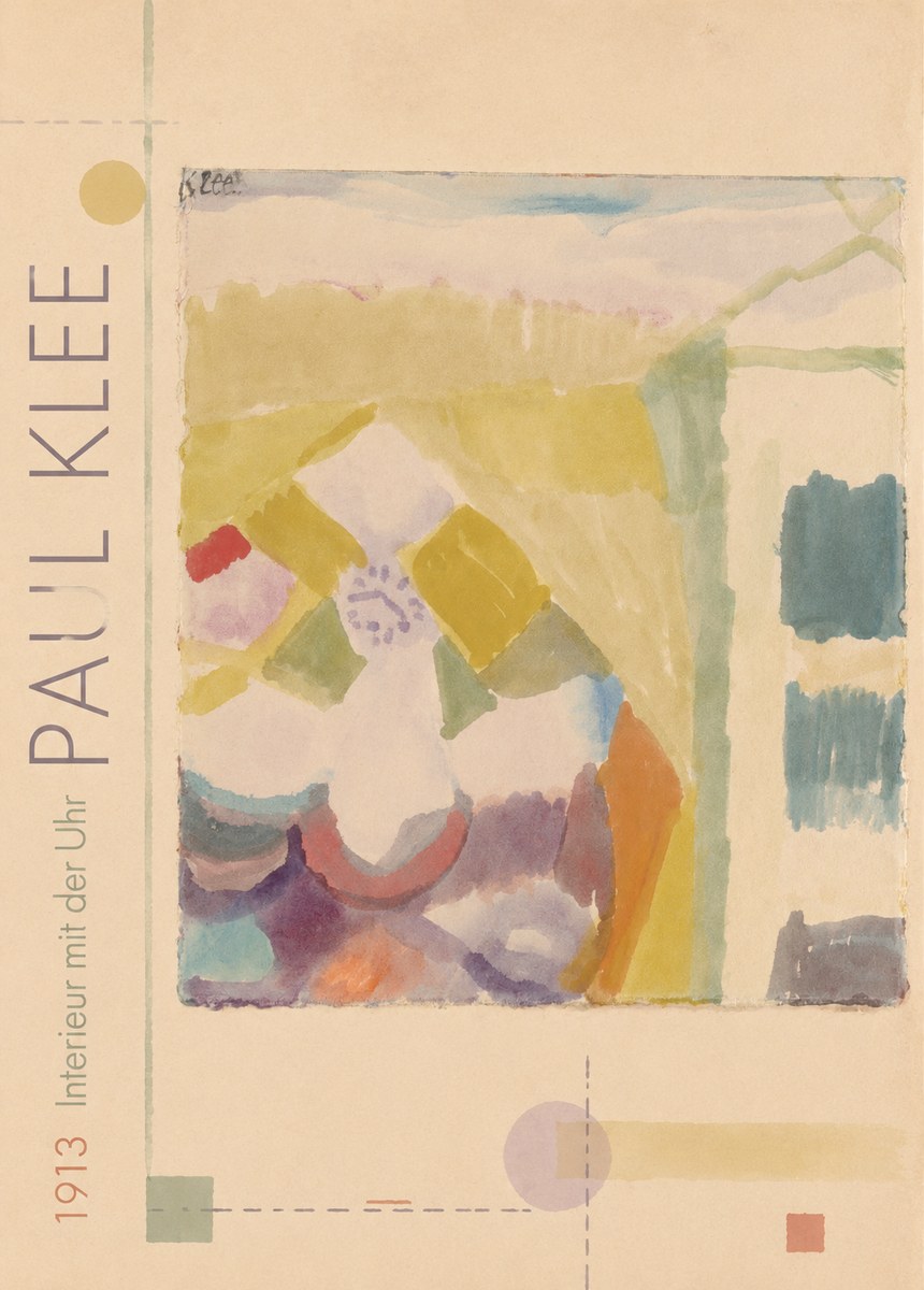 Paul Klee Interieur Mit Der Uhr I No2 - Poszter