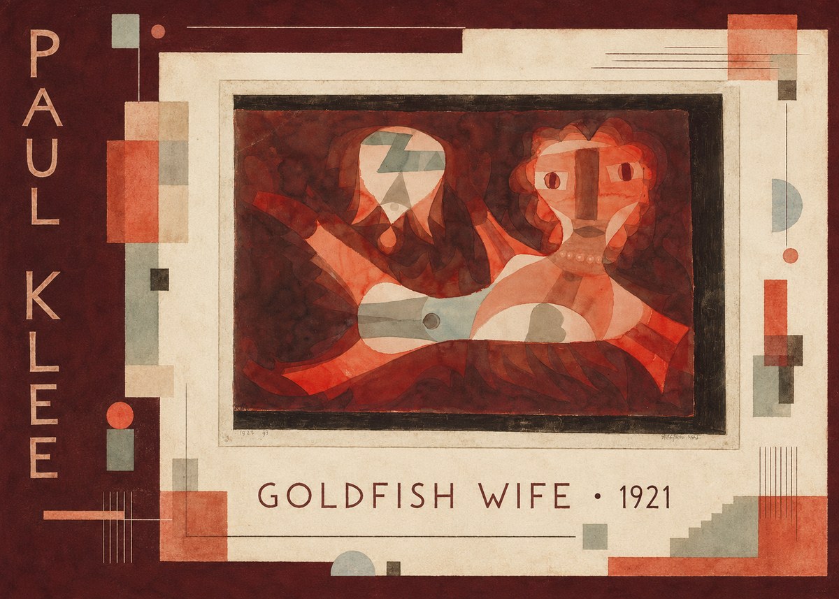 Paul Klee Goldfish Wife No2 - Poszter