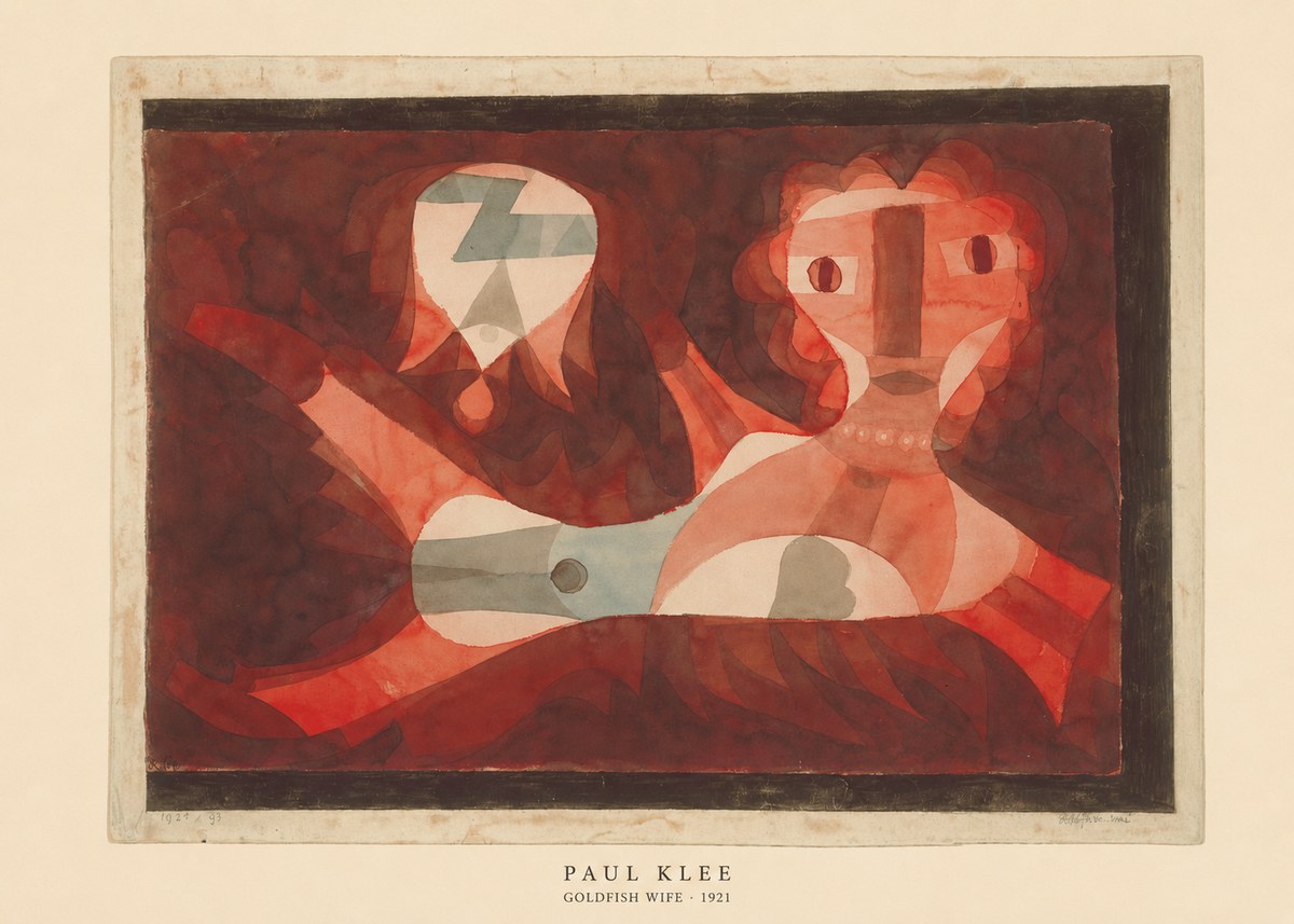 Paul Klee Goldfish Wife No6 - Poszter
