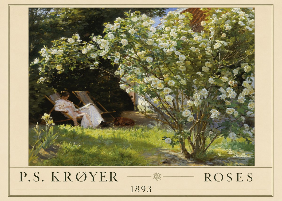 P.S. Krøyer Roses No1 - Poszter