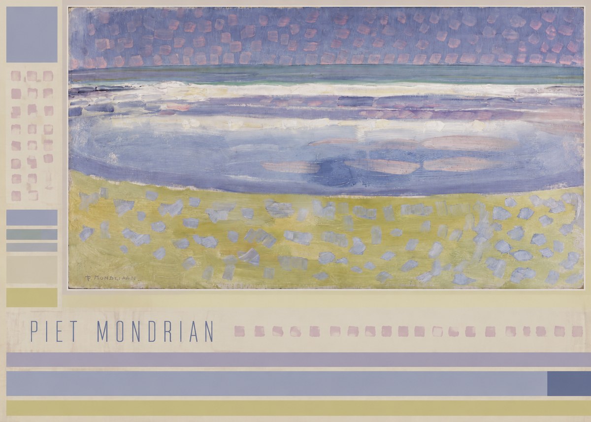 Piet Mondrian The Sea No2 - Poszter