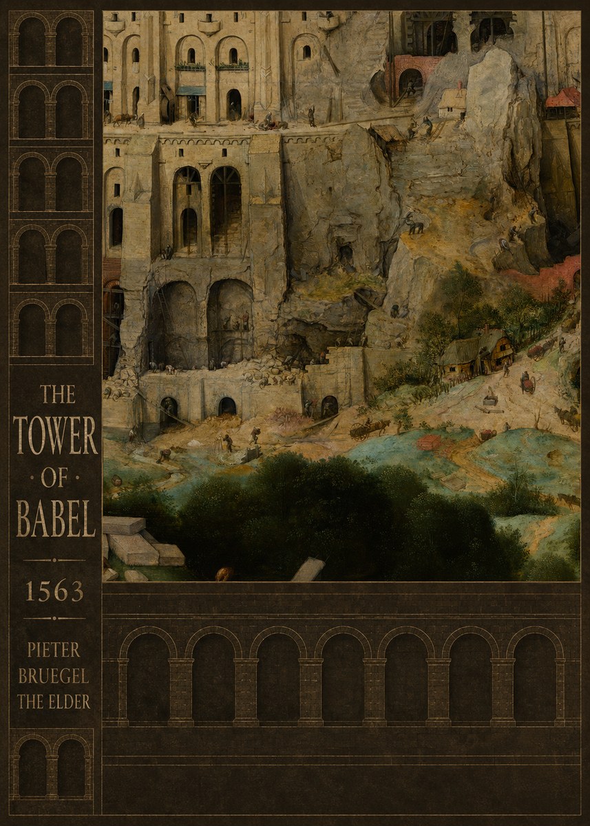 Pieter Bruegel The Tower of Babel XVII No4 - Poszter