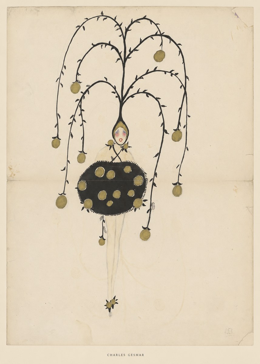Charles Gesmar Figure with Hanging Orbs No5 - Poszter