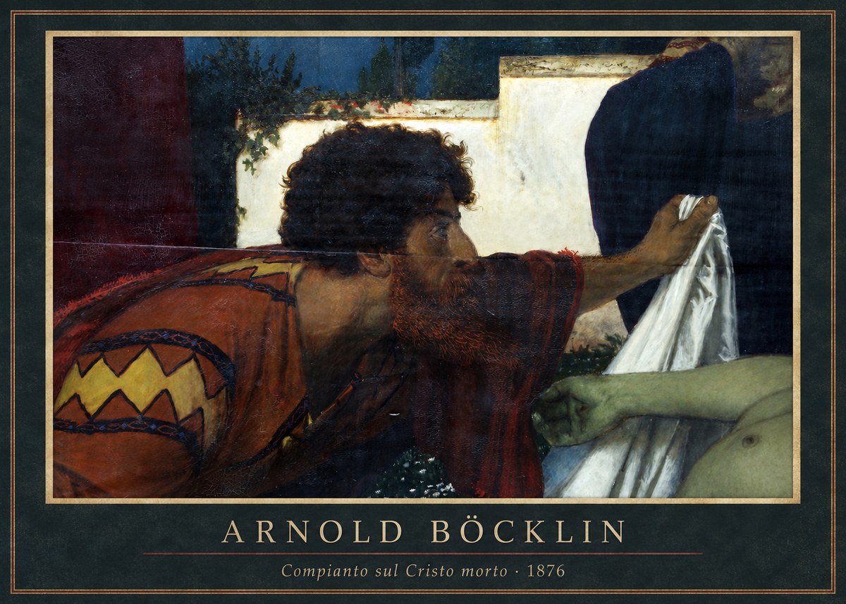 Arnold Böcklin Compianto Sul Cristo Morto No1 - Poszter
