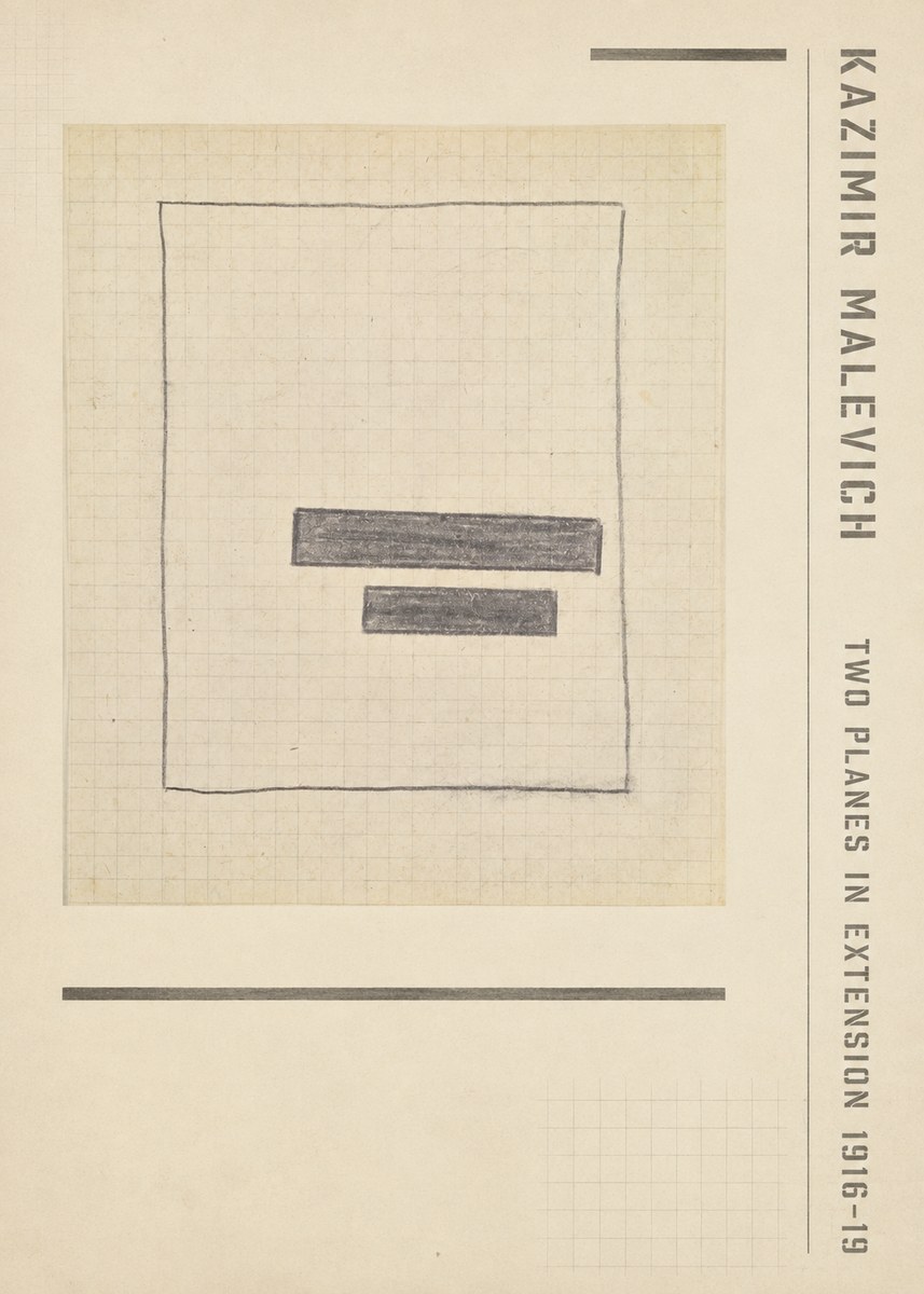 Kazimir Malevich Two Planes in Extension No2 - Poszter