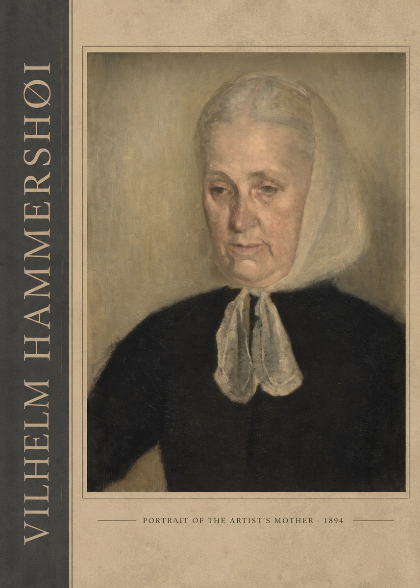 Vilhelm Hammershøi Portrait of the Artist's Mother · 1894 No2 - Poszter