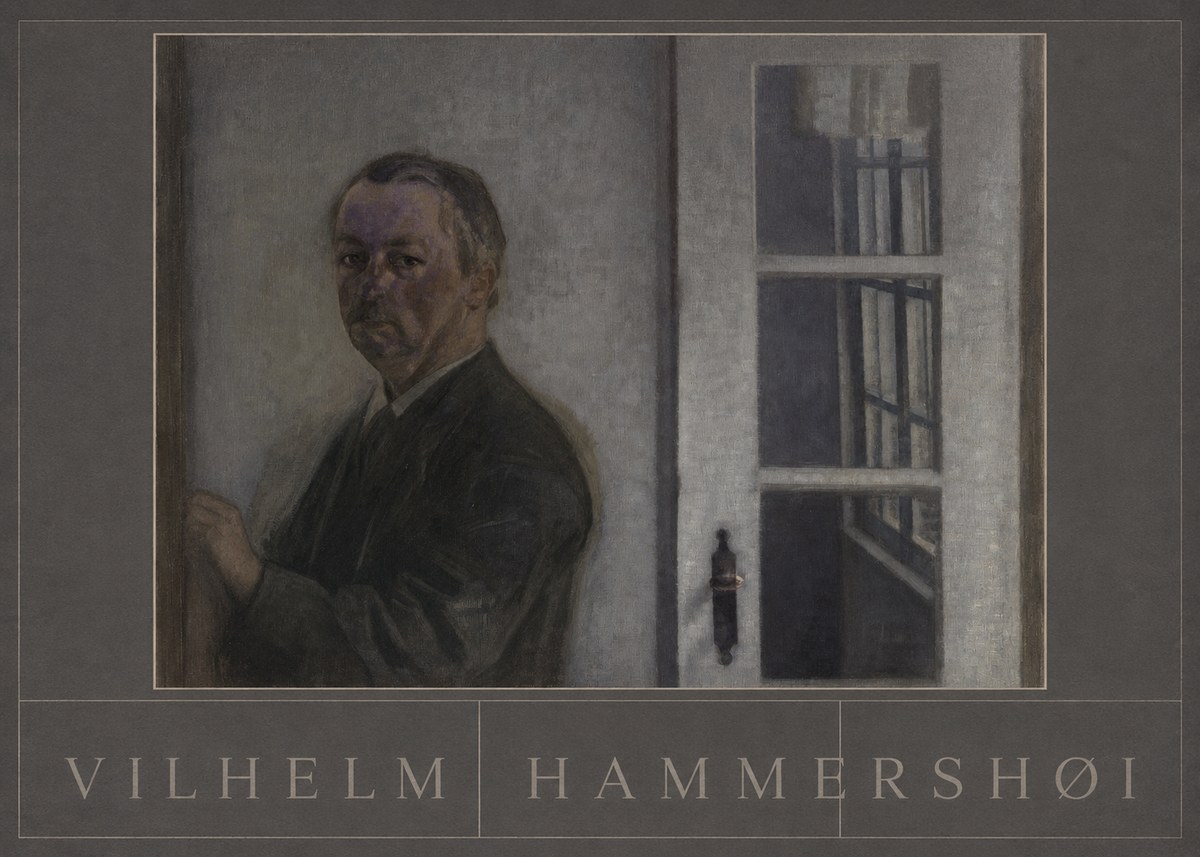 Vilhelm Hammershøi Self-portrait II No4 - Poszter