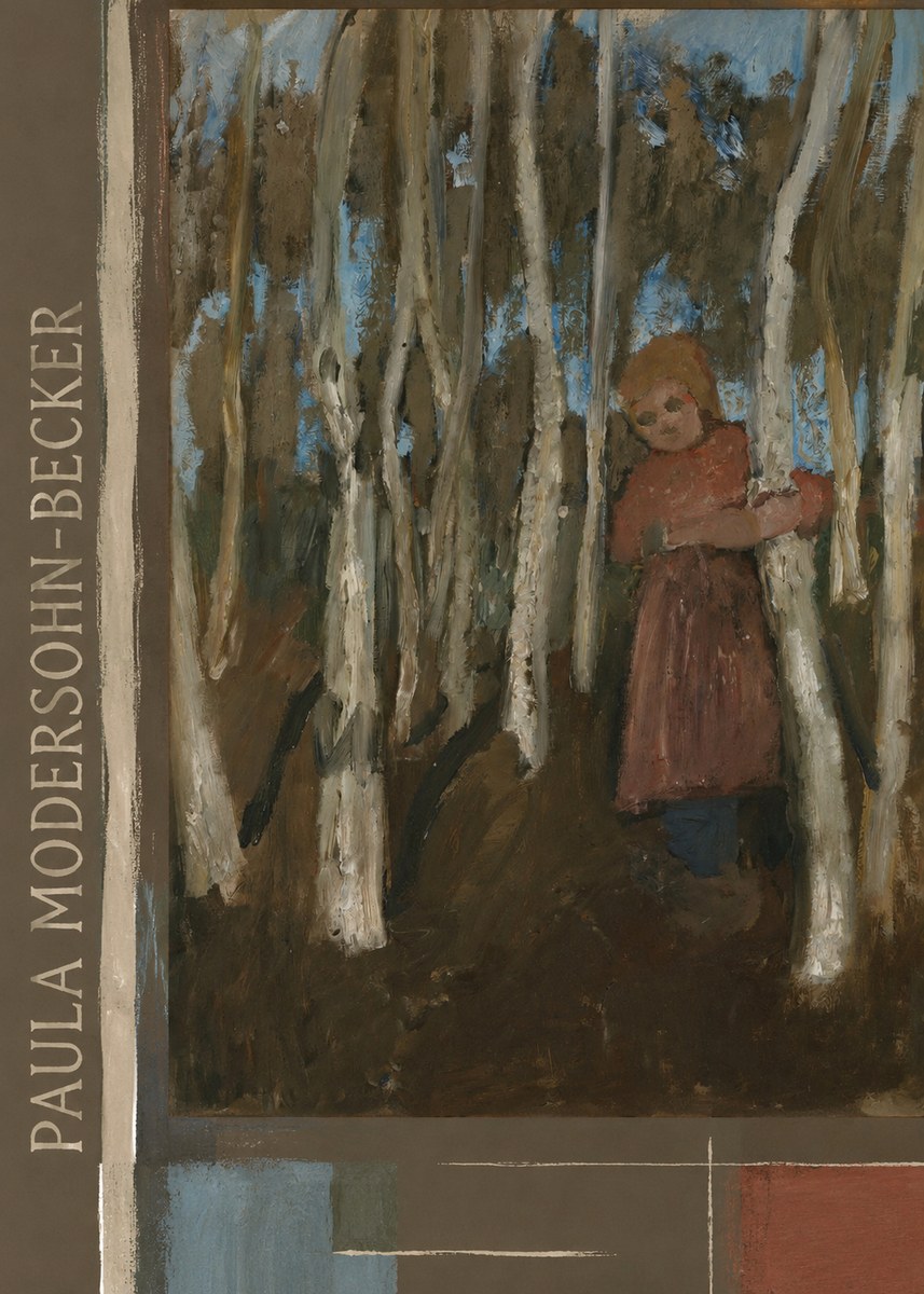 Paula Modersohn-Becker Girl in a Birch Forest No2 - Poszter