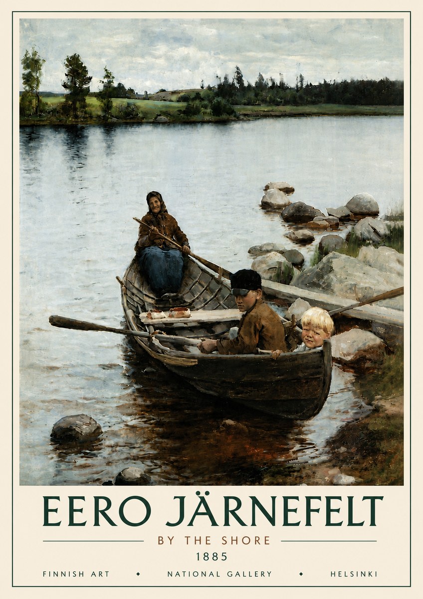 Eero Järnefelt By the Shore No6 - Poszter
