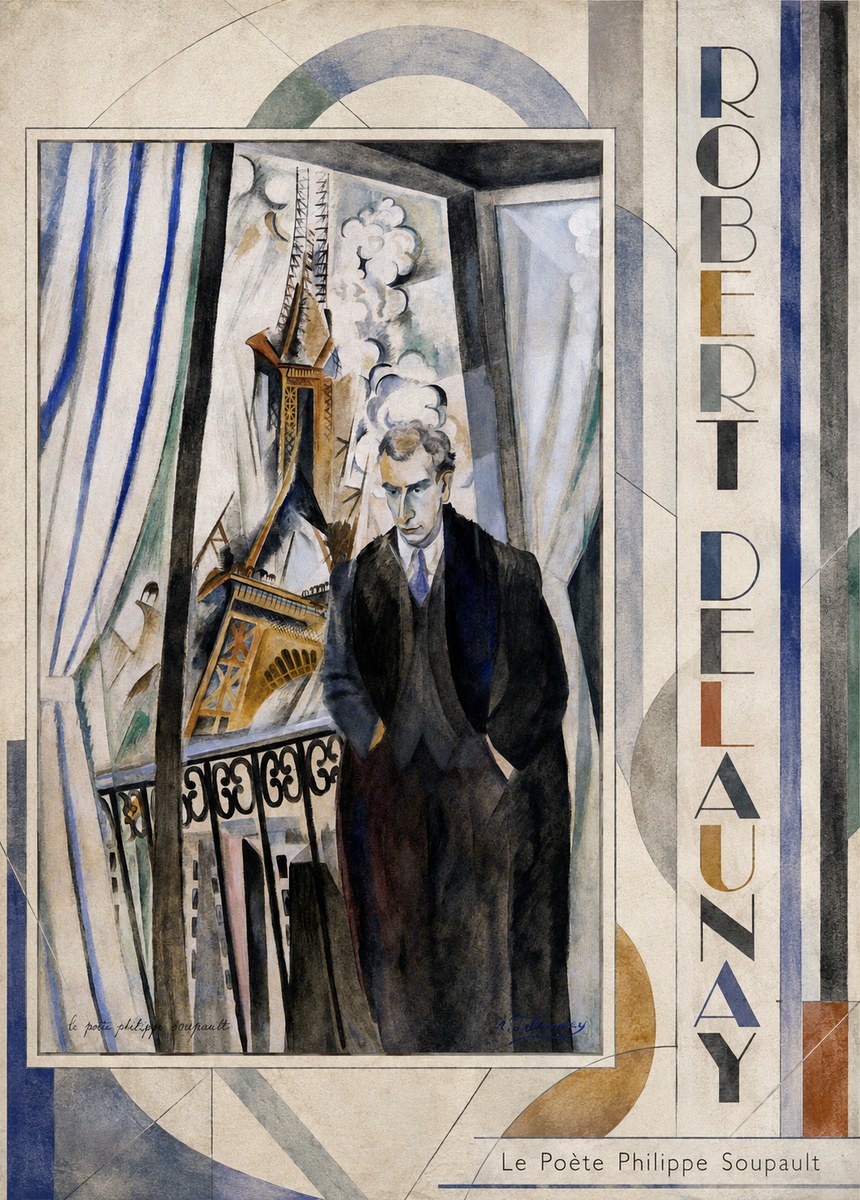 Robert Delaunay Le Poète Philippe Soupault No2 - Poszter