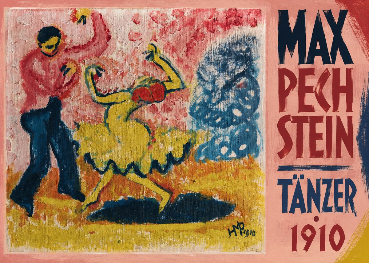 Max Pechstein Tänzer • 1910 No2 - Poszter