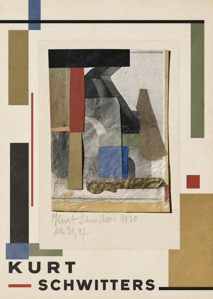 Kurt Schwitters Merz Schwitters 1930 Nr 30, 47 No1 - Poszter