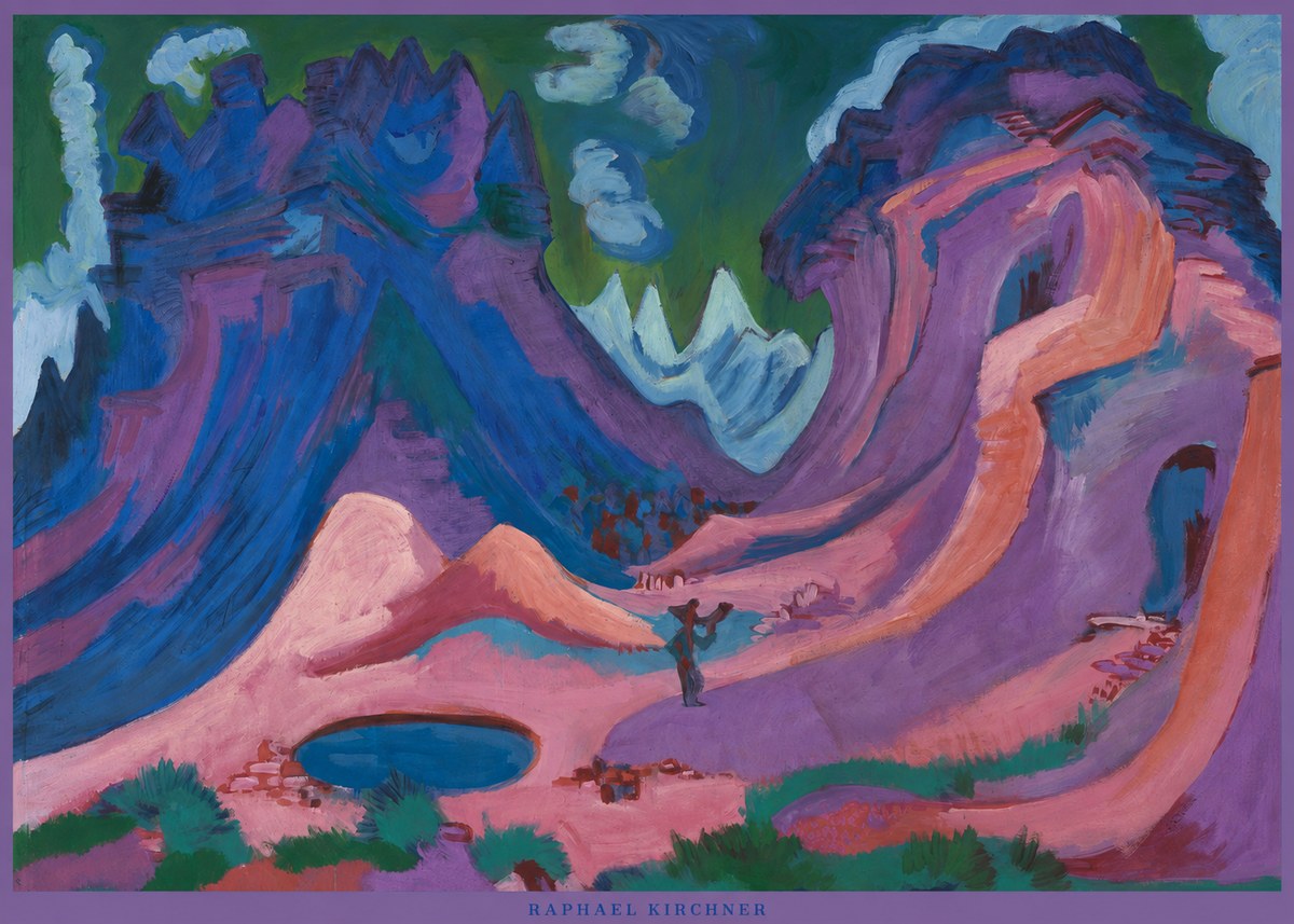 Raphael Kirchner Mountain Landscape II No5 - Poszter