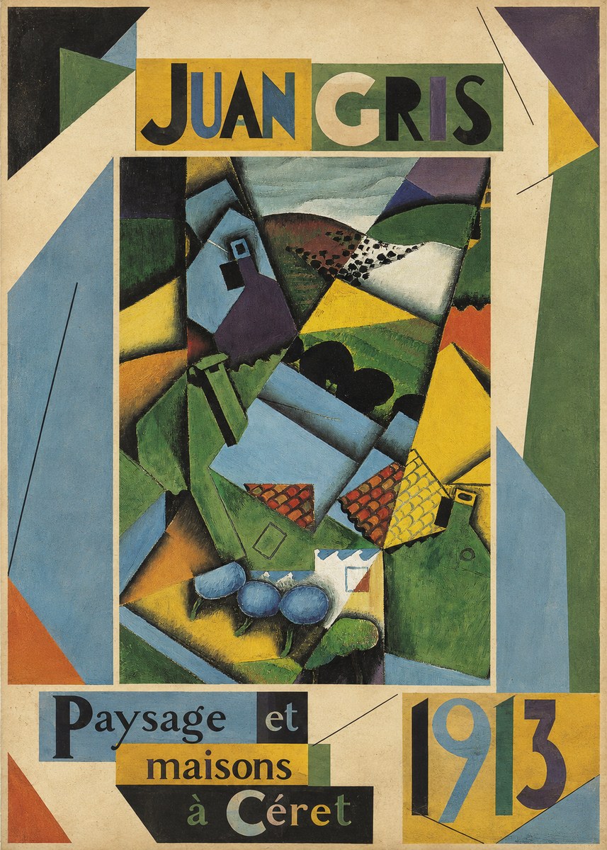 Juan Gris Paysage Et Maisons À Céret No3 - Poszter